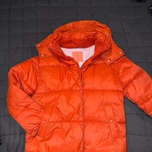 J. Crew rust red Puffer Jacket